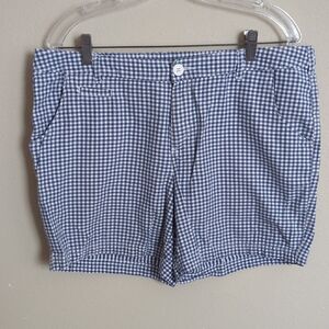 Columbia Classic Blue Gingham Women's Shorts